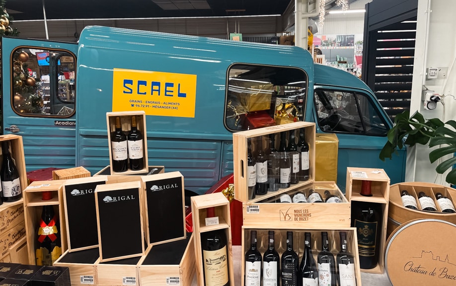 plv personnalisé dans un magasin de la région nantaise