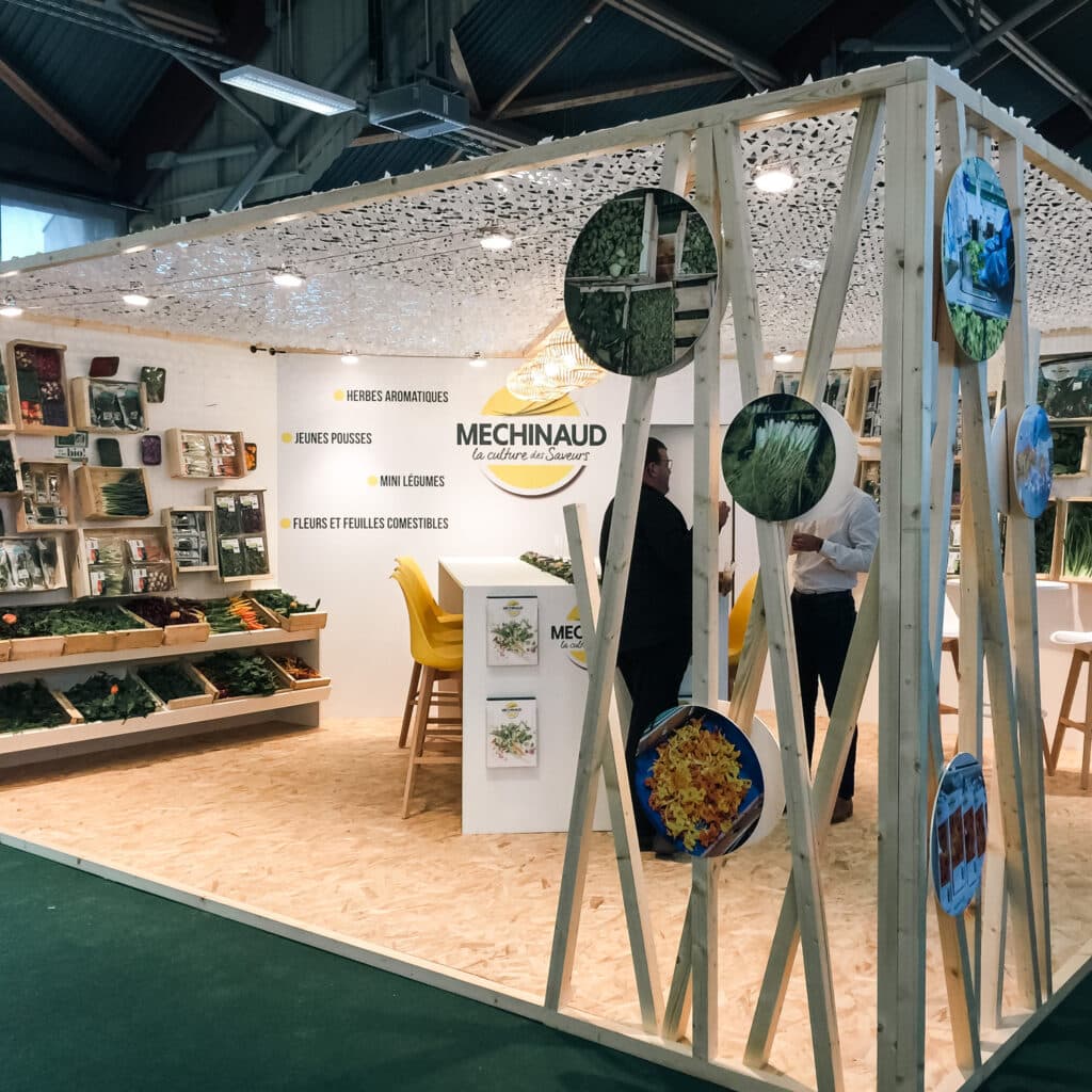 Stand aménagé par Graphitis dans la région nantaise