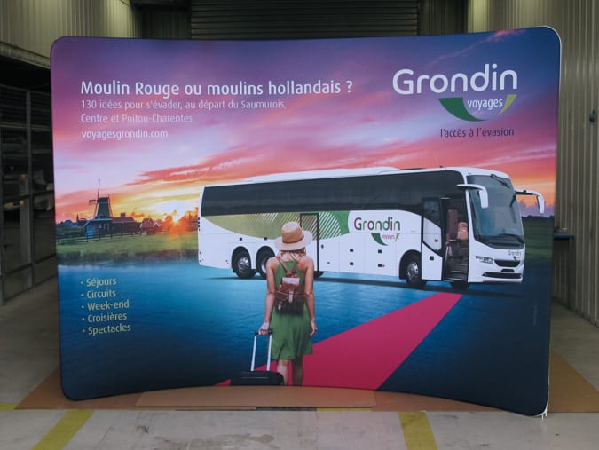 Impression sur tissus grand format