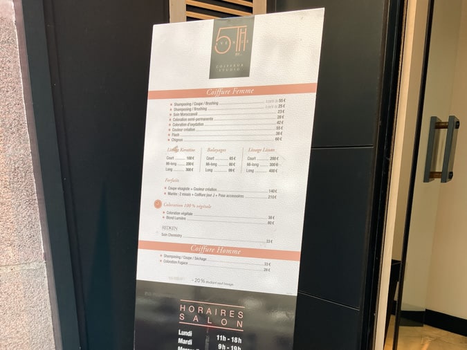panneau PLV sur mesure pour magasin