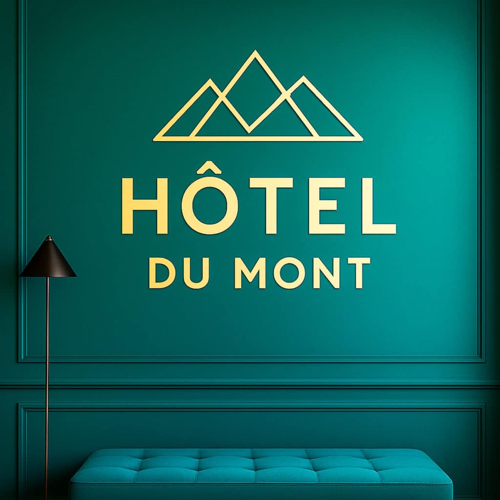 Exemple de signalétique dans un hôtel