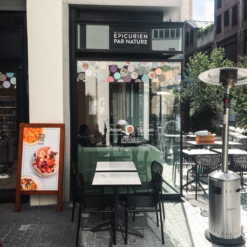 Ensemble de signalétique de restaurant