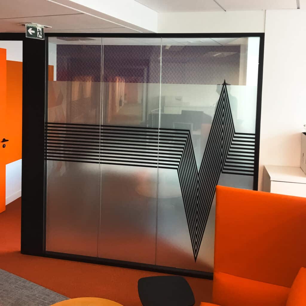vitrophanie pour bureaux