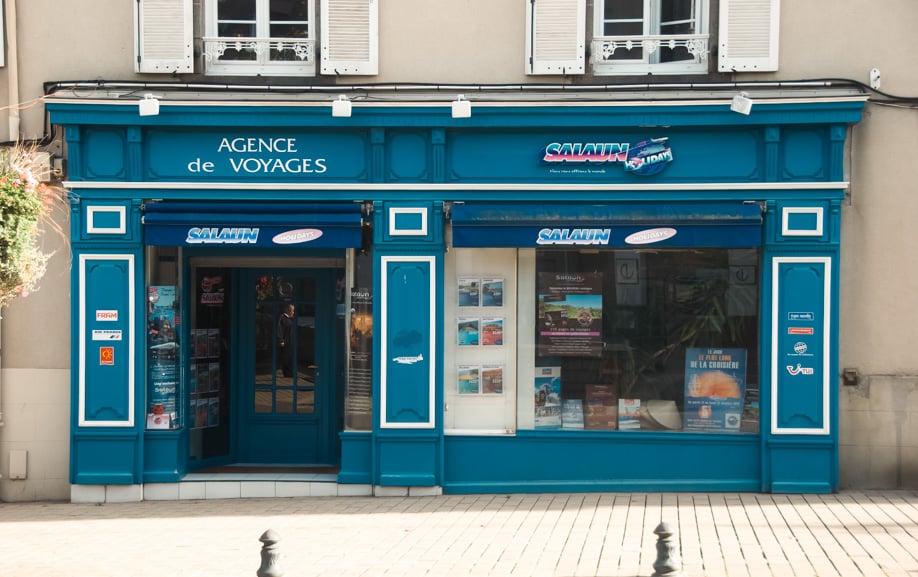 Devanture de commerce fabriqué par Graphitis à Nantes