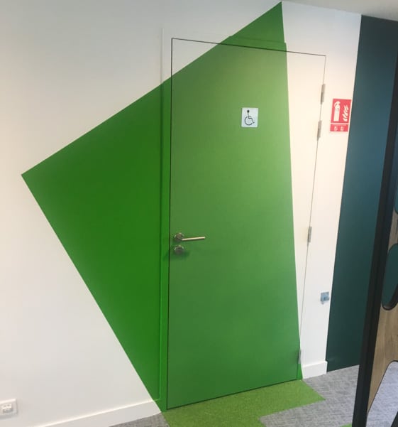Signalétique de bureau et décoration porte