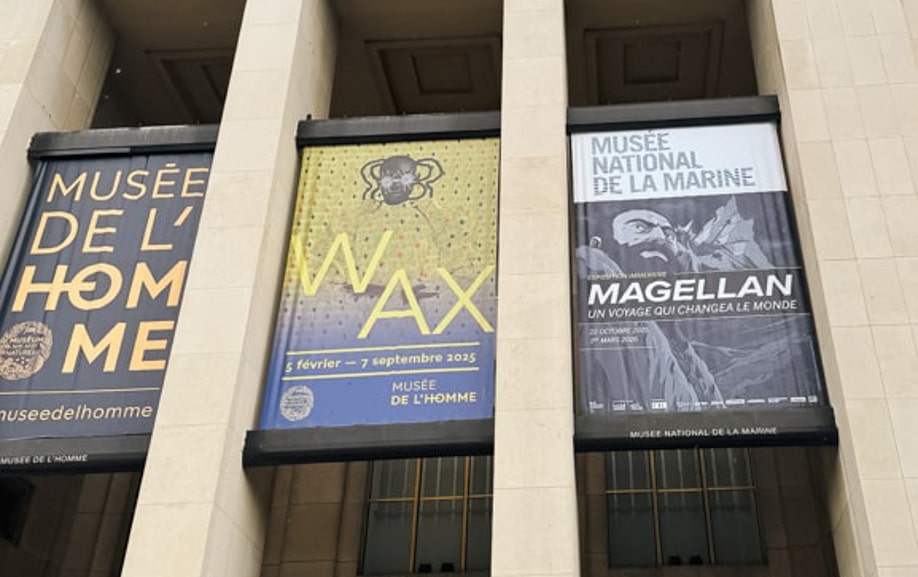 Signalétique extérieure pour exposition temporaire à Paris