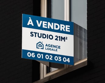 Panneau immobilier à vendre en Akilux