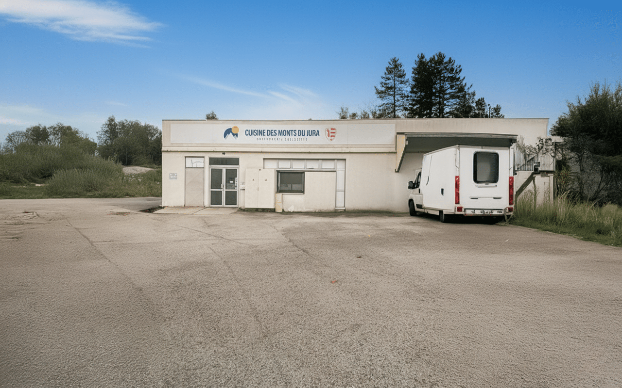 Enseigne en dibond pour cuisine du monts jura