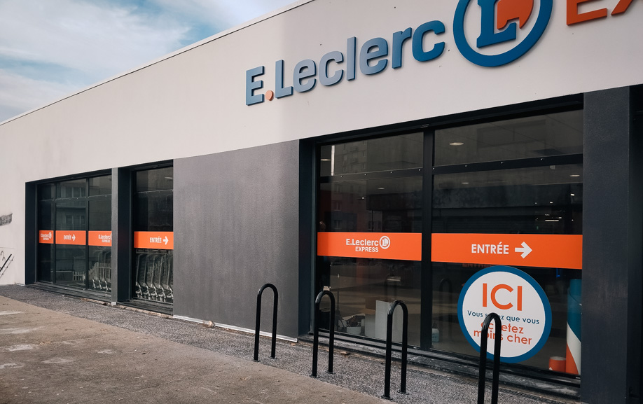 Signalétique de magasin agroalimentaire