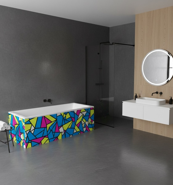 Fabrication d'un tablier de baignoire sur mesure