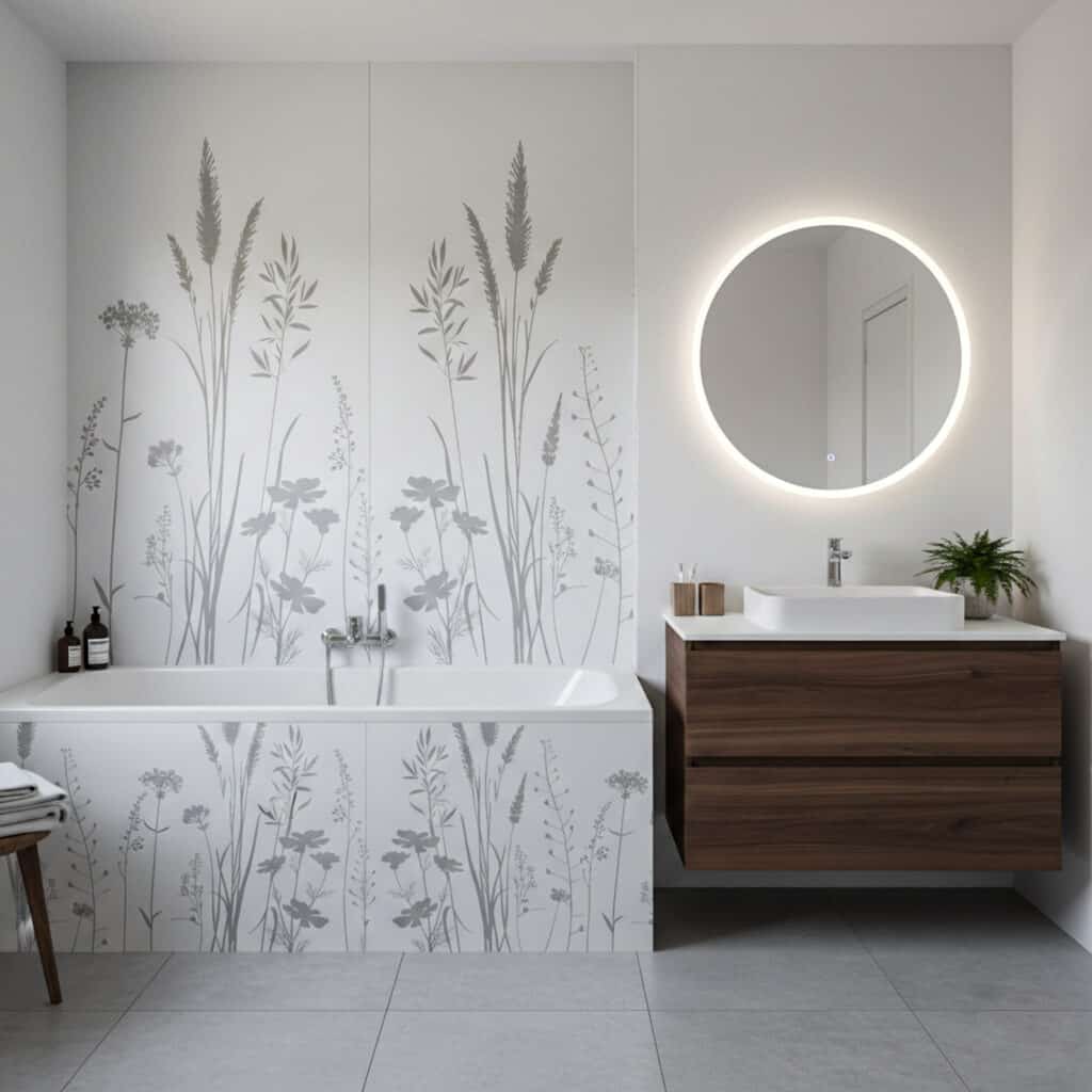 Tablier de baignoire personnalisé avec impression sur-mesure