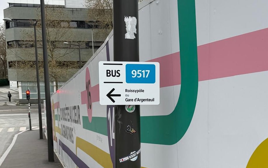 panneau jalonnement transdev