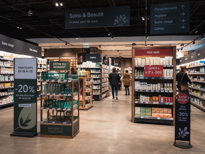 Ensemble de PLV et d'ILV dans un magasin nantais