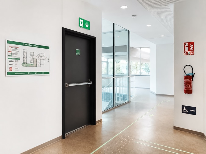 Exemple de signalétique de sécurité en entreprise